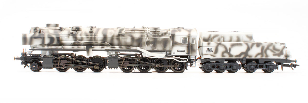 Pre-Owned 37024 DR Class 53 0010 Winter Camouflage Steam Locomotive - 3 Rail Digital Sound