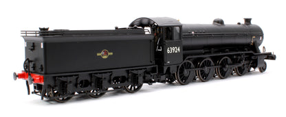 Class O2/4 'Tango' 2-8-0 63924 in BR black with early emblem, LNER cab and GN tender