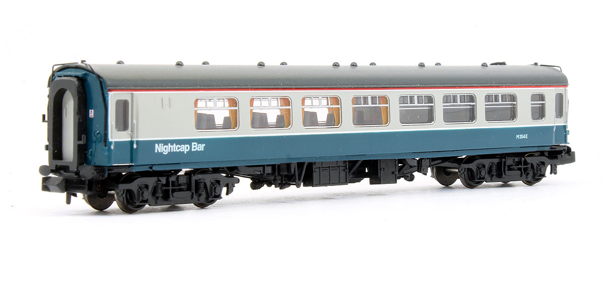 Pre-Owned 374-241 MK1 BSP Pullman Bar Car 2nd Blue Grey
