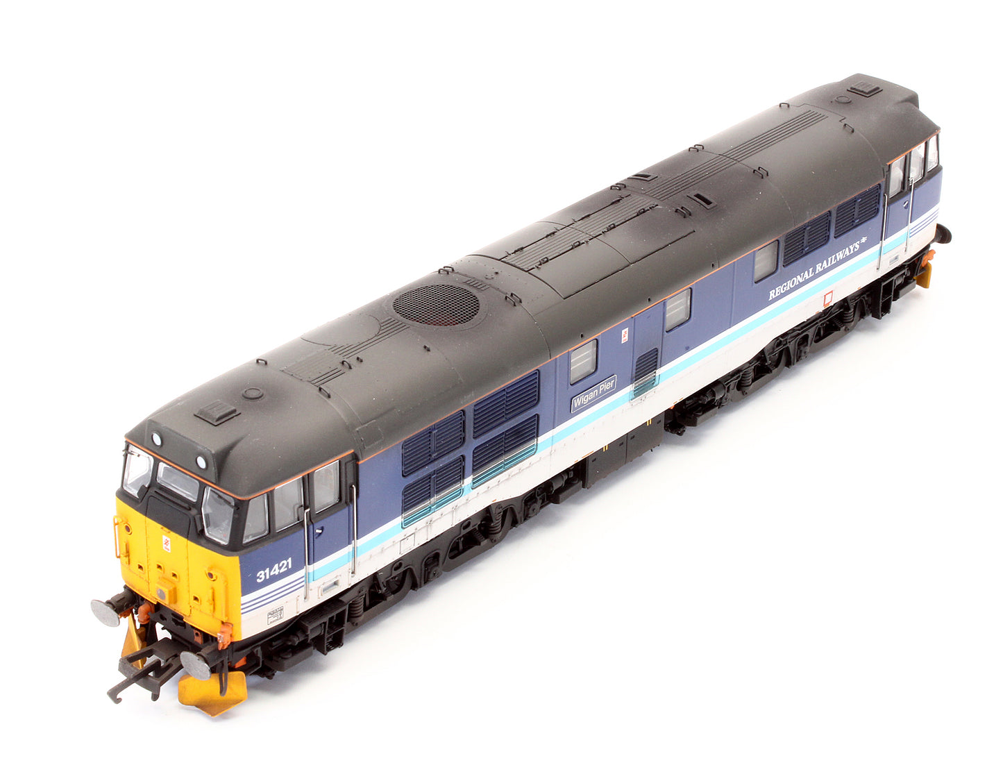 Pre-Owned ACC2744-31421DCC Regional Railways Class 31421 'Wigan Pier' Diesel Locomotive - DCC Sound - Custom Weathered