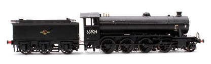 Class O2/4 'Tango' 2-8-0 63924 in BR black with early emblem, LNER cab and GN tender