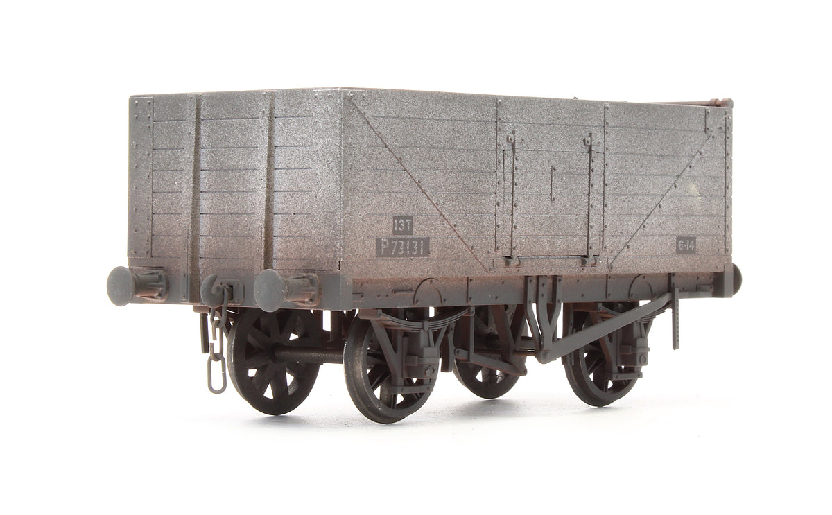 Pre-Owned 7 Plank Open Wagon BR Grey 'P73131' - Custom Weathered