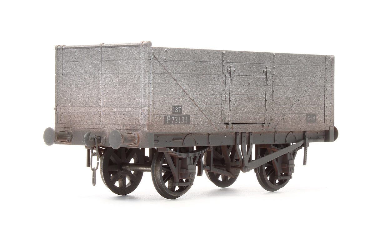 Pre-Owned 7 Plank Open Wagon BR Grey 'P73131' - Custom Weathered