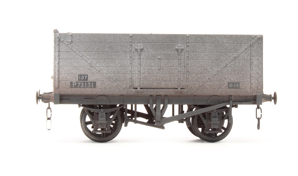 Pre-Owned 7 Plank Open Wagon BR Grey 'P73131' - Custom Weathered
