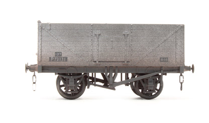 Pre-Owned 7 Plank Open Wagon BR Grey 'P73131' - Custom Weathered