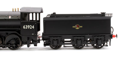 Class O2/4 'Tango' 2-8-0 63924 in BR black with early emblem, LNER cab and GN tender