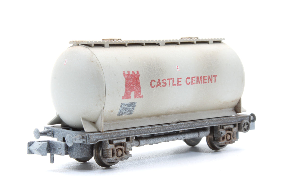 Pre-Owned Bulk Powder PCA Wagon 'Castle Cement' Grey - Weathered.