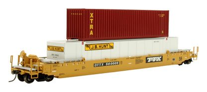 Pre-Owned 92878 HO Scale TTX 56ft Well Car '#56024'
