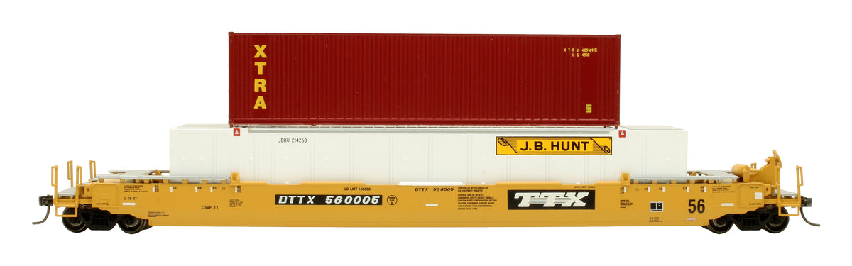 Pre-Owned 92878 HO Scale TTX 56ft Well Car '#56024'