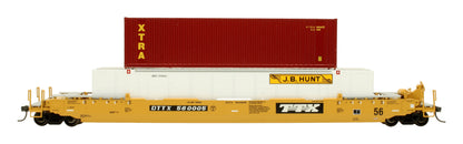 Pre-Owned 92878 HO Scale TTX 56ft Well Car '#56024'