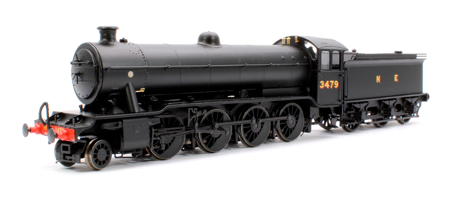 LNER wartime black 02/4 No. 3479 (LNER cab with GN tender)