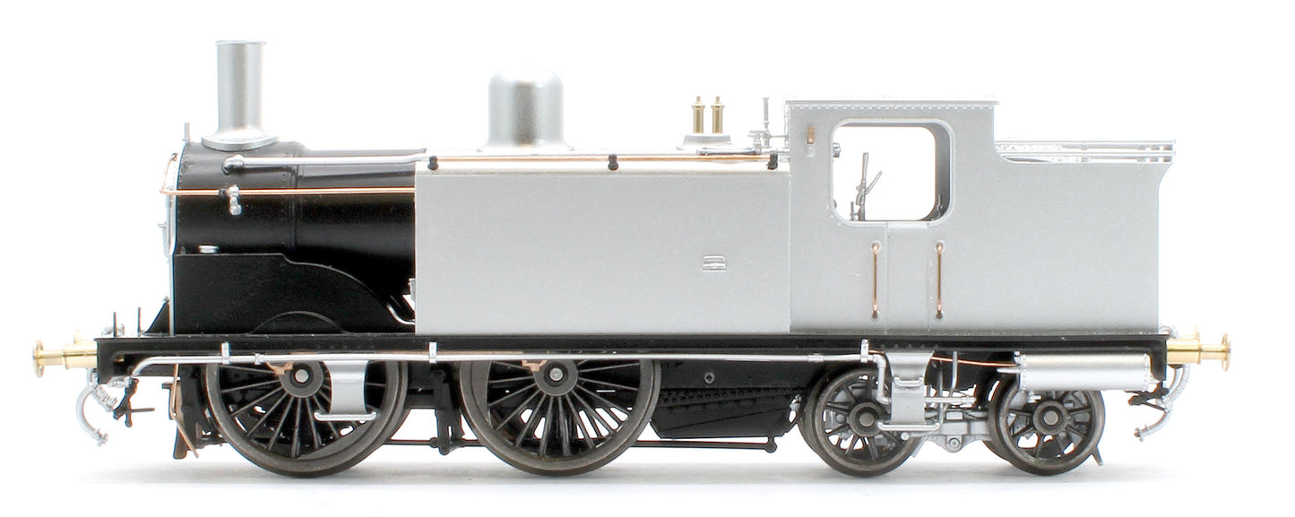 50-176ZSF Class 439 Caledonian 0-4-4T 55224 BR Lined Black Late Crest Steam Locomotive - DCC Sound
