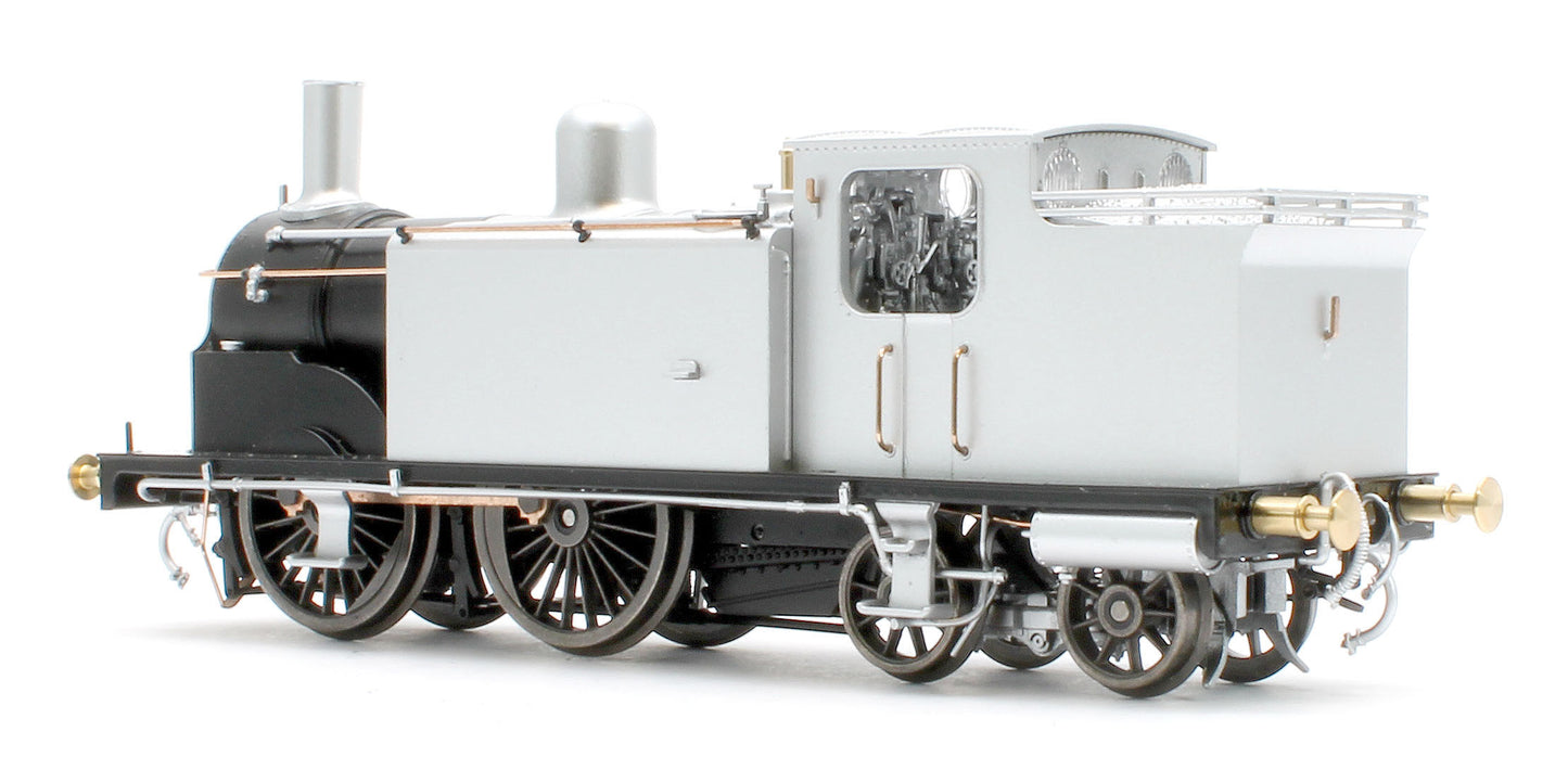 50-176ZSFX Class 439 Caledonian 0-4-4T 55224 BR Lined Black Late Crest Steam Locomotive - DCC Sound Deluxe