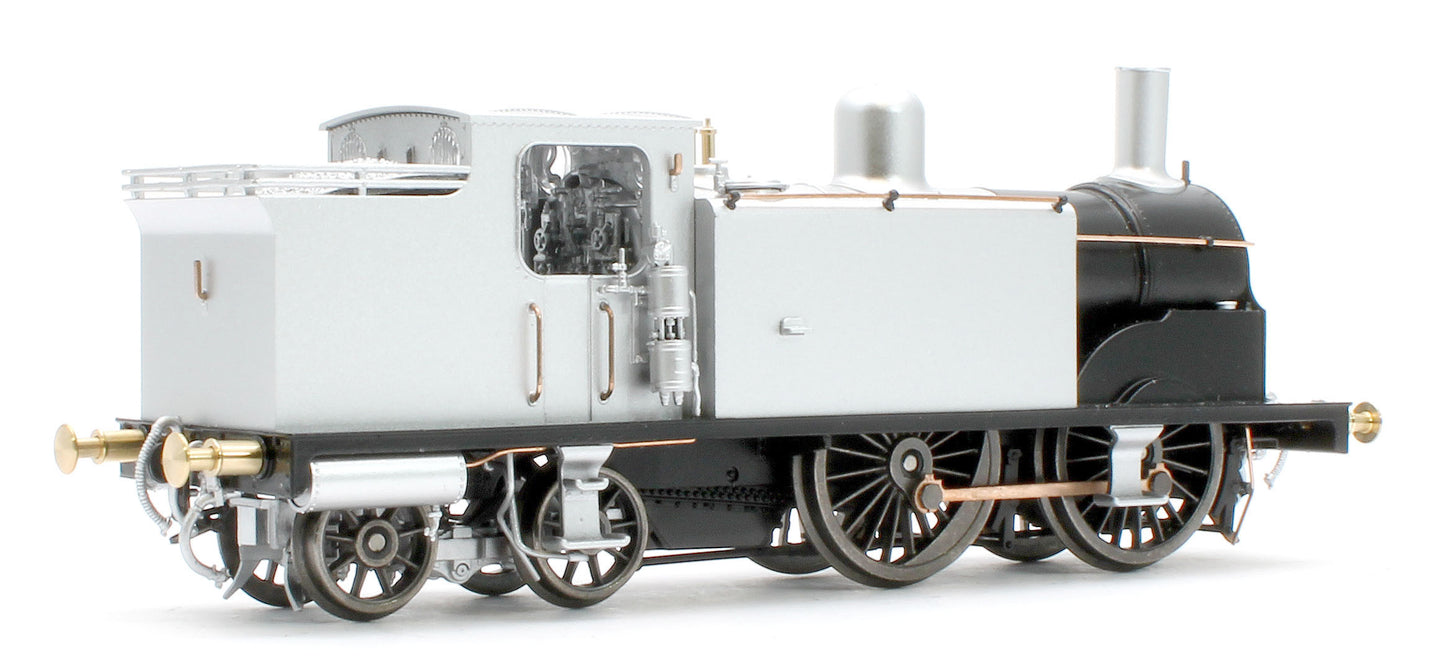 50-176ZSFX Class 439 Caledonian 0-4-4T 55224 BR Lined Black Late Crest Steam Locomotive - DCC Sound Deluxe