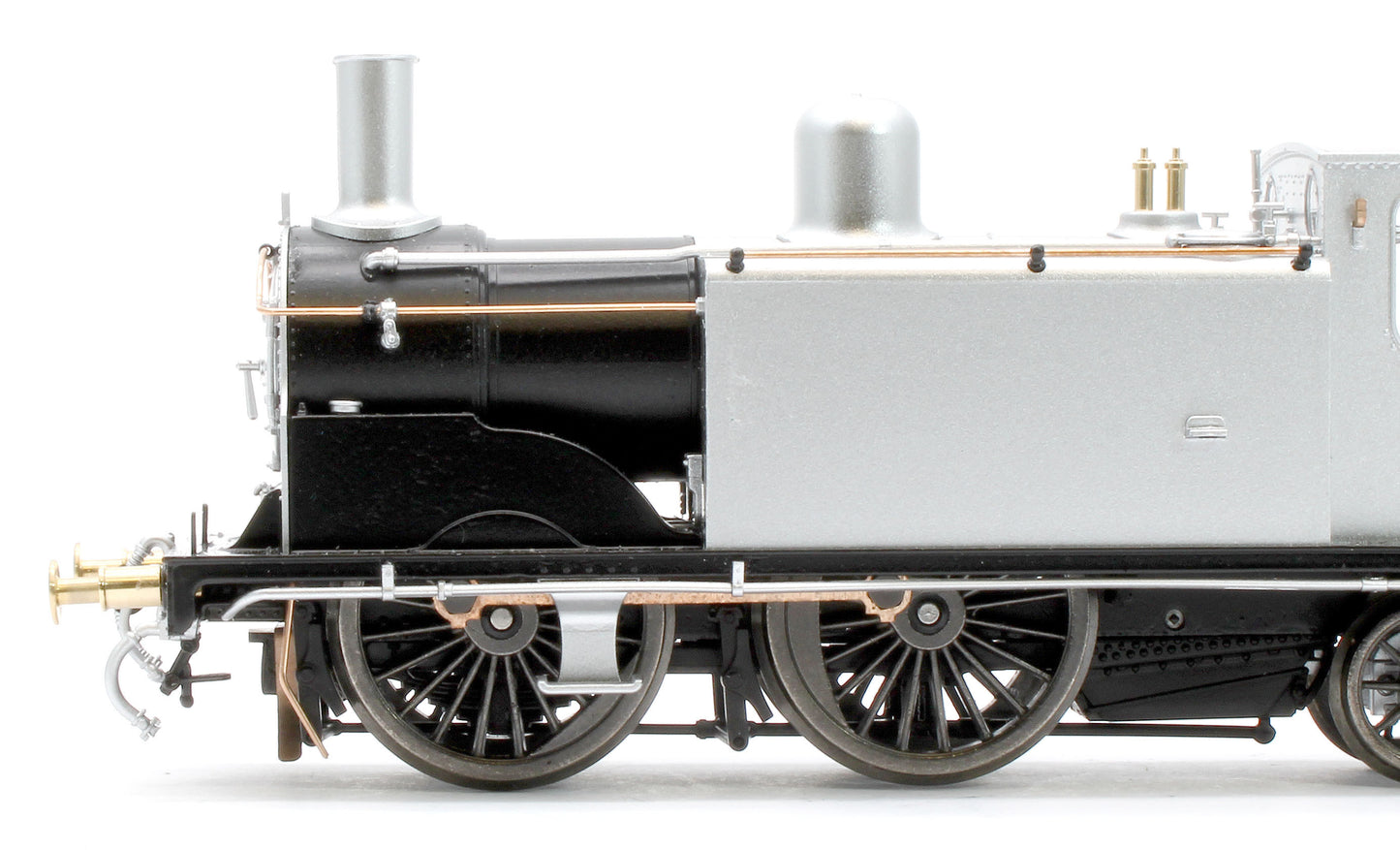 50-176ZSF Class 439 Caledonian 0-4-4T 55224 BR Lined Black Late Crest Steam Locomotive - DCC Sound