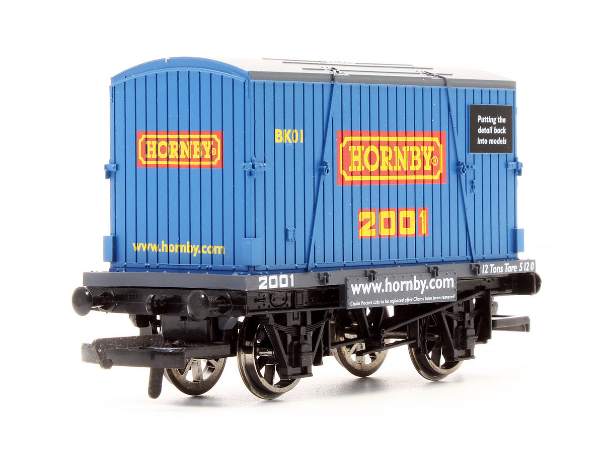 Pre-Owned R6136 'Hornby 2001' Conflat & Container