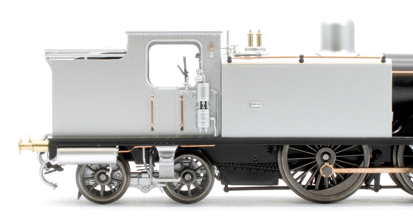 50-176ZSF Class 439 Caledonian 0-4-4T 55224 BR Lined Black Late Crest Steam Locomotive - DCC Sound