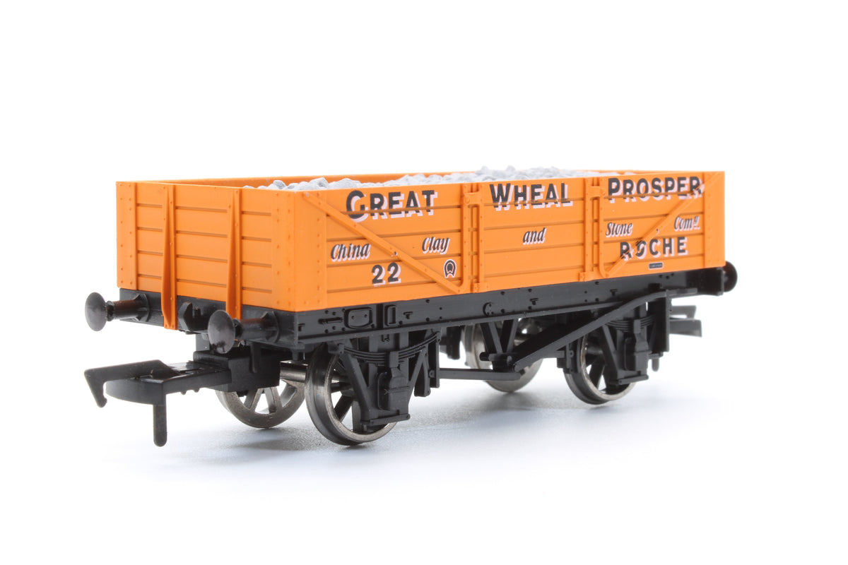Pre-Owned 'Great Wheal Prosper' 4 Plank Wagon (With Load) No.22 - Limited Edition