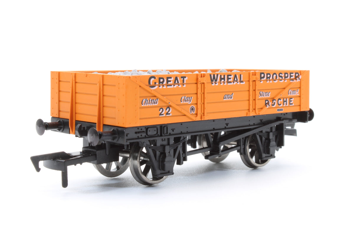 Pre-Owned 'Great Wheal Prosper' 4 Plank Wagon (With Load) No.22 - Limited Edition
