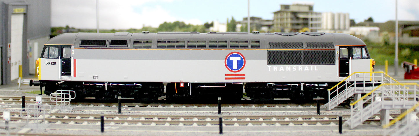 CM - 56129 - TGT SF Class 56 Triple Grey Transrail No.56129 Diesel Locomotive - DCC Sound