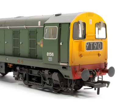 Class 20/0 Headcode Box 8156 BR Green (Full Yellow Ends) Diesel Locomotive - Weathered