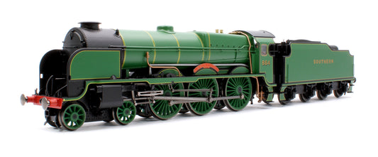 Pre-Owned Lord Nelson Class 4-6-0 864 'Sir Martin Frobisher' SR Malachite Green Steam Locomotive