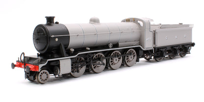 Class O2/1 'Tango' GNR lined grey No. 477 with low running plate, GN cab and tender, tall chimney