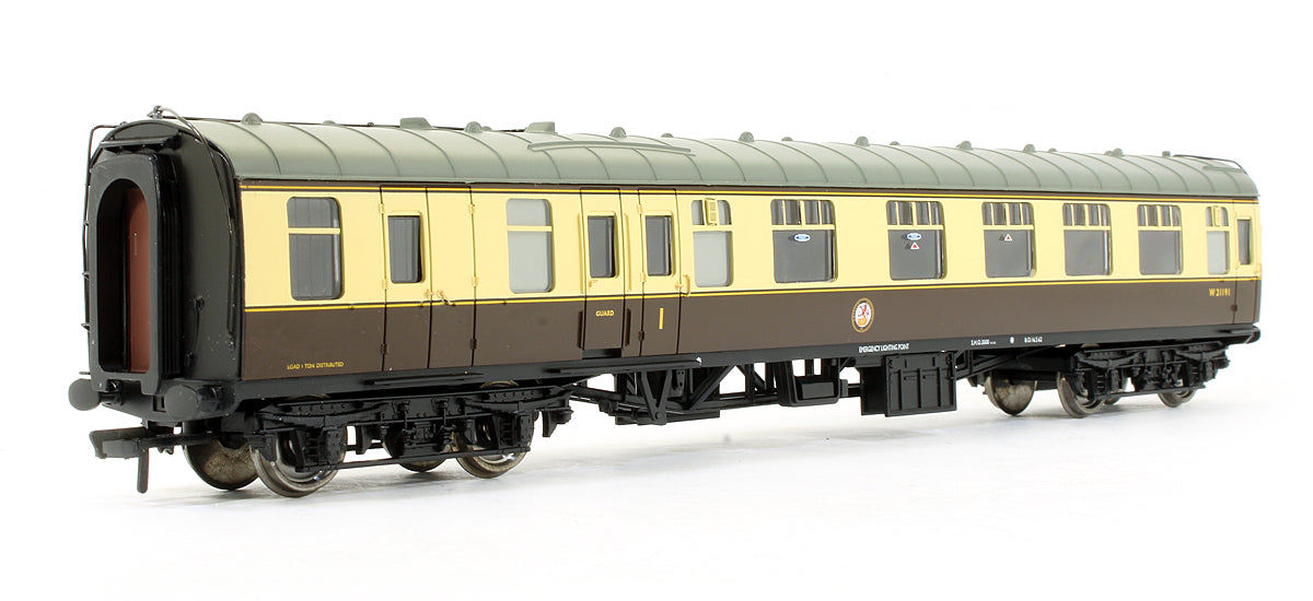 Pre-Owned BR MK1 Brake Corridor Composite BCK Coach Chocolate & Cream 'W21191'