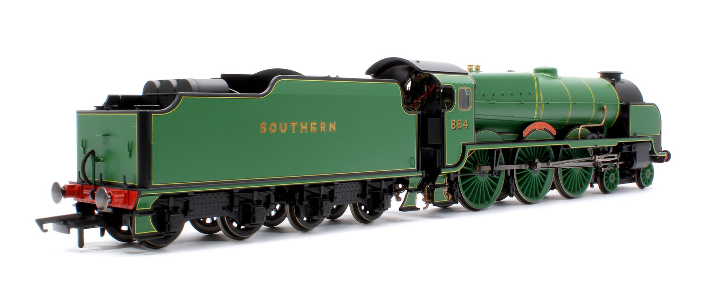 Lord Nelson Class 4-6-0 864 'Sir Martin Frobisher' SR Malachite Green Steam Locomotive