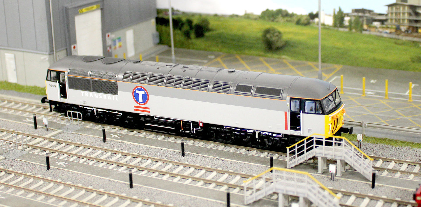 CM - 56129 - TGT SF Class 56 Triple Grey Transrail No.56129 Diesel Locomotive - DCC Sound