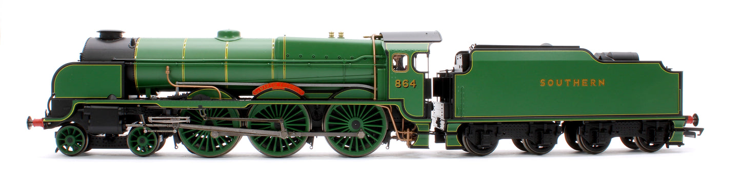 Lord Nelson Class 4-6-0 864 'Sir Martin Frobisher' SR Malachite Green Steam Locomotive