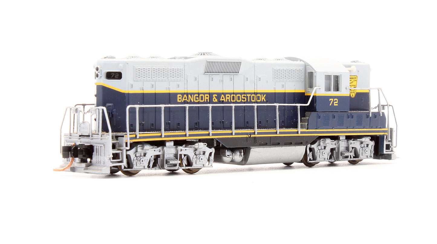 Pre-Owned 48202 GP7 Ph.2 Diesel Locomotive Bangor & Aroostook - Road #72