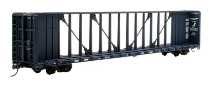 Pre-Owned 932-24129 72' Centerbeam Flat Car SSAM/WC Blue - 2-Pack
