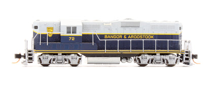 Pre-Owned 48202 GP7 Ph.2 Diesel Locomotive Bangor & Aroostook - Road #72
