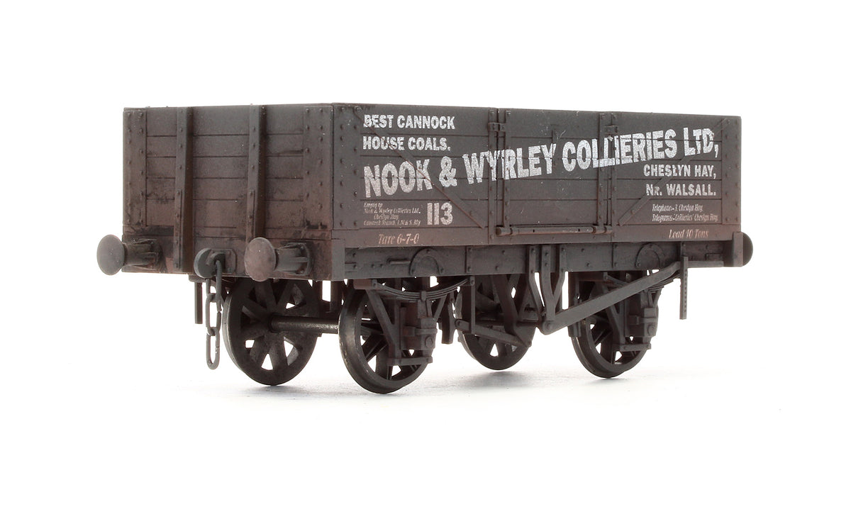 Pre-Owned 'Nook & Wyrley' 5 Plank Open Wagon No.113 - Custom Weathered
