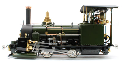 DAC-BRONZEGREEN-NI Class A 0-4-0 'Darjeeling' Deep Bronze Green (Radio Control, Uninsulated Wheels) Steam Locomotive