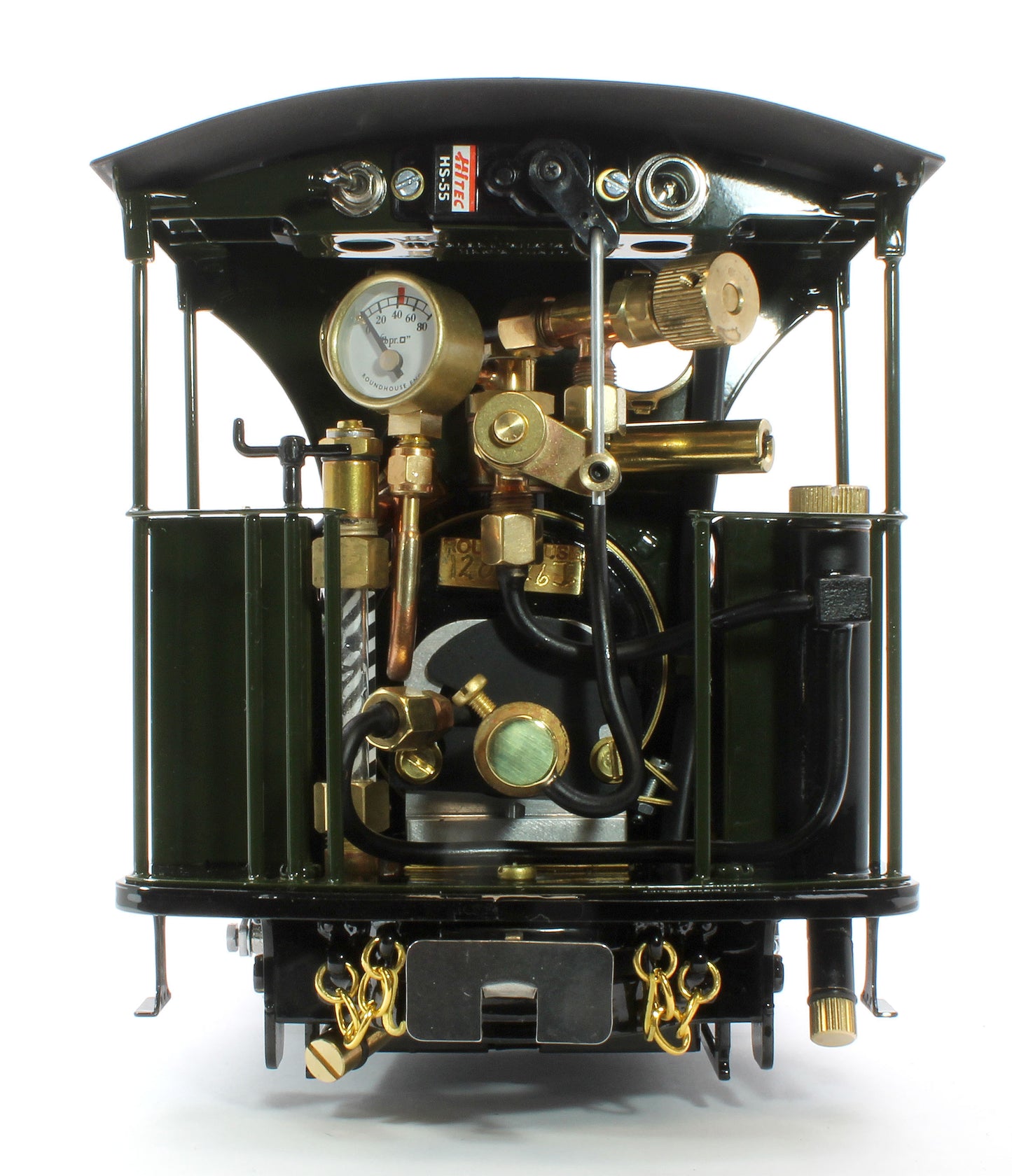 DAC-BRONZEGREEN-NI Class A 0-4-0 'Darjeeling' Deep Bronze Green (Radio Control, Uninsulated Wheels) Steam Locomotive