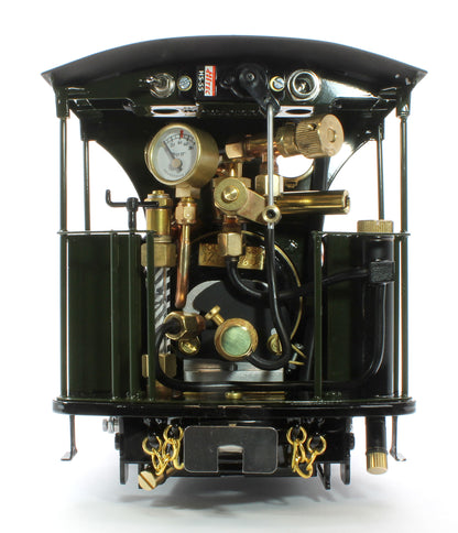 DAC-BRONZEGREEN-NI Class A 0-4-0 'Darjeeling' Deep Bronze Green (Radio Control, Uninsulated Wheels) Steam Locomotive