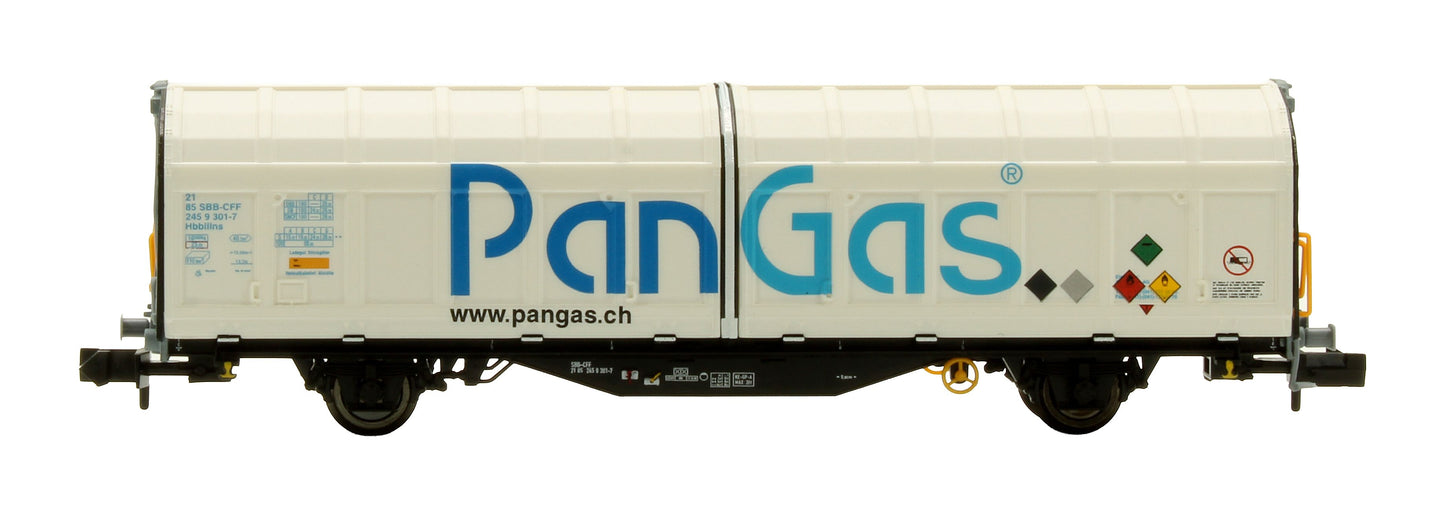 Pre-Owned 826254 SBB Cargo Sliding Wall Wagon Hbbillns 'PanGas'