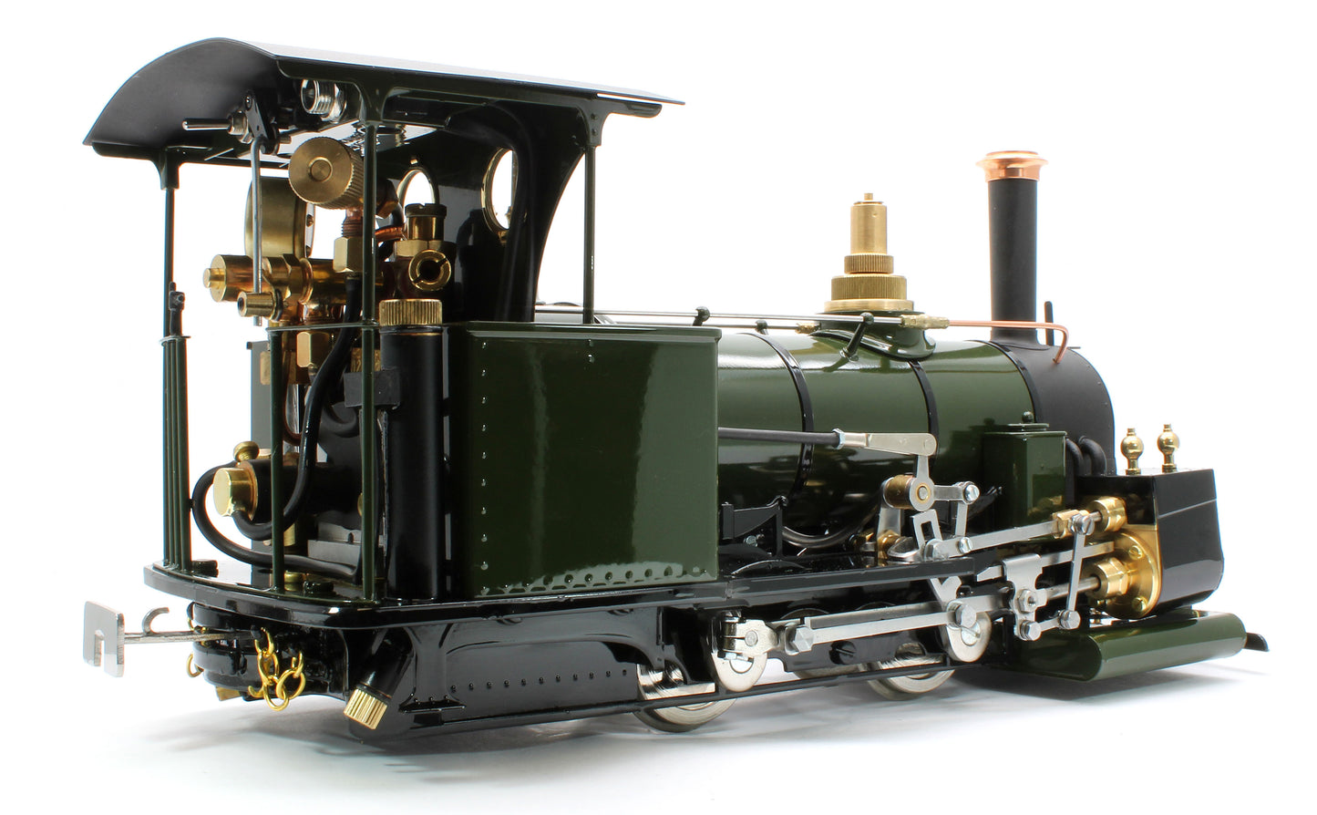DAC-BRONZEGREEN-NI Class A 0-4-0 'Darjeeling' Deep Bronze Green (Radio Control, Uninsulated Wheels) Steam Locomotive