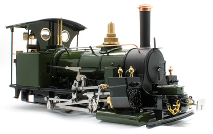DAC-BRONZEGREEN-NI Class A 0-4-0 'Darjeeling' Deep Bronze Green (Radio Control, Uninsulated Wheels) Steam Locomotive