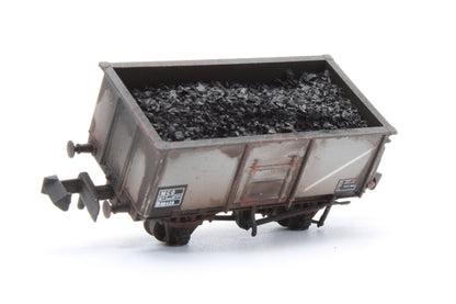 Pre-Owned BR 16T MCO Steel Mineral Wagon BR Grey (TOPS) No. B88429 (With Load) - Custom Weathered