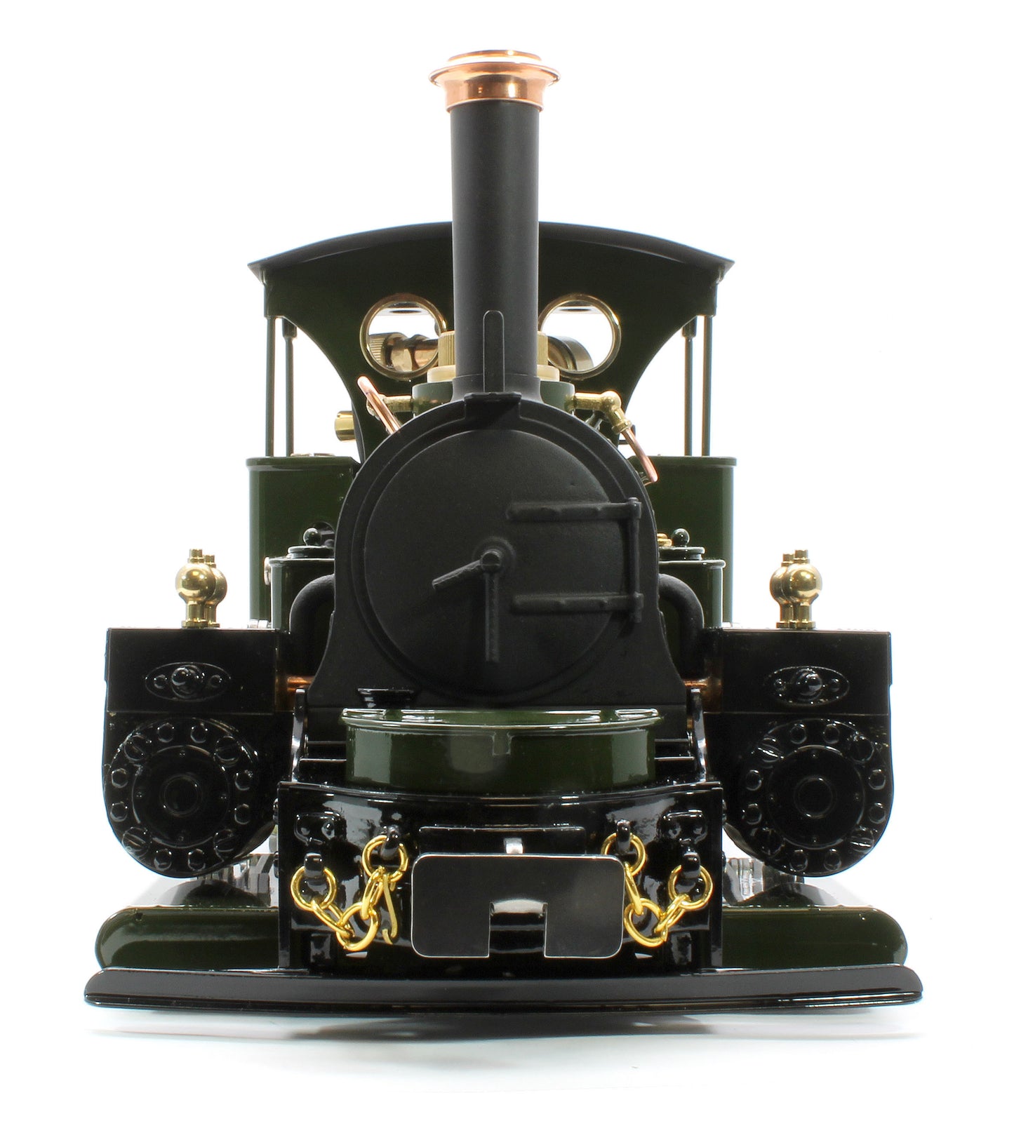 DAC-BRONZEGREEN-NI Class A 0-4-0 'Darjeeling' Deep Bronze Green (Radio Control, Uninsulated Wheels) Steam Locomotive