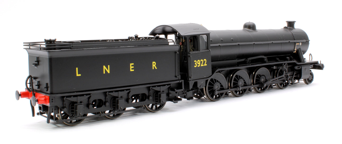 Class O2/1 'Tango' 2-8-0 3922 in LNER black with LNER cab and GN tender