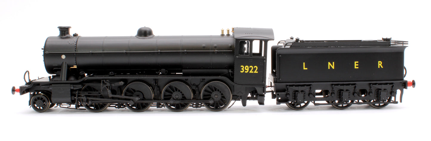 Class O2/1 'Tango' 2-8-0 3922 in LNER black with LNER cab and GN tender