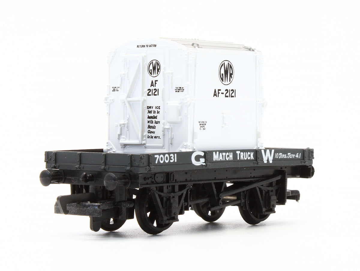 Pre-Owned 33-951 GWR 1 Plank Wagon With Container No.70031