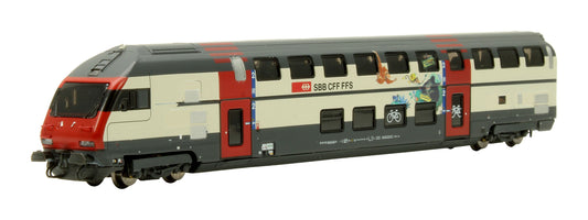Pre-Owned H25129 SBB IC2000 2nd Class Control Double-Decker Passenger Car