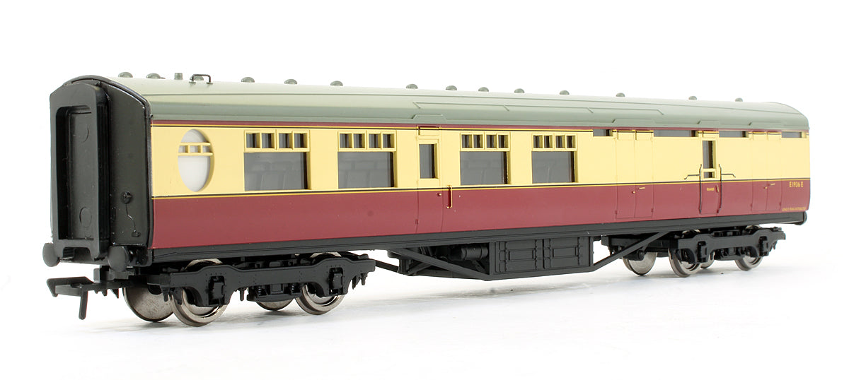 Pre-Owned 63ft Thompson Brake 2nd Coach BR Crimson & Cream 'E1936E'