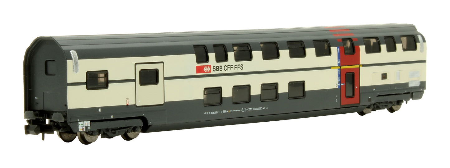 Pre-Owned H25128 SBB IC2000AD 1st Class / Luggage Double-Decker Passenger Car