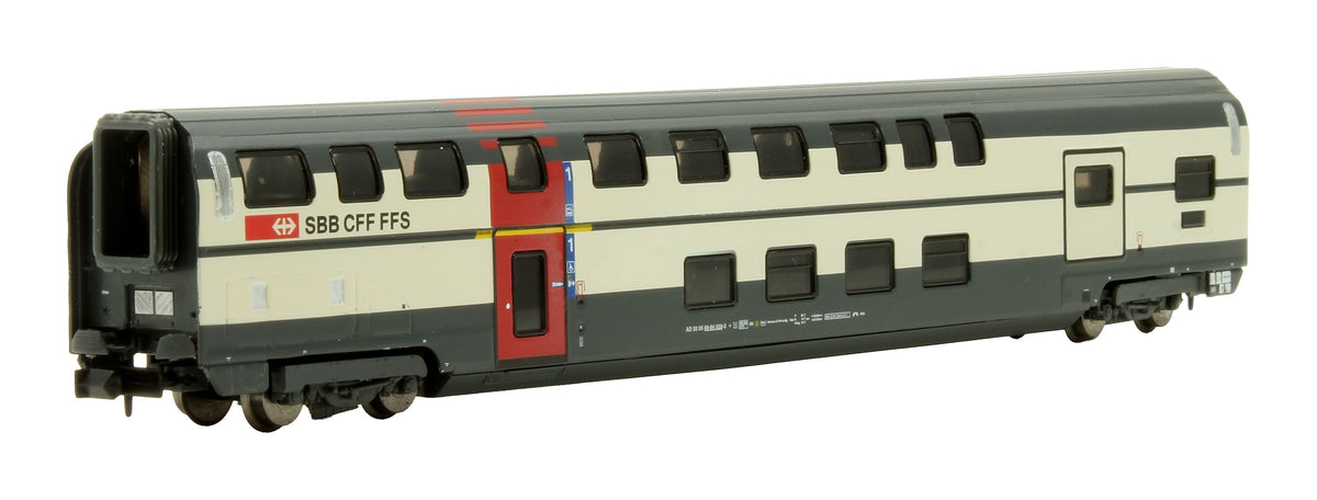 Pre-Owned H25128 SBB IC2000AD 1st Class / Luggage Double-Decker Passenger Car